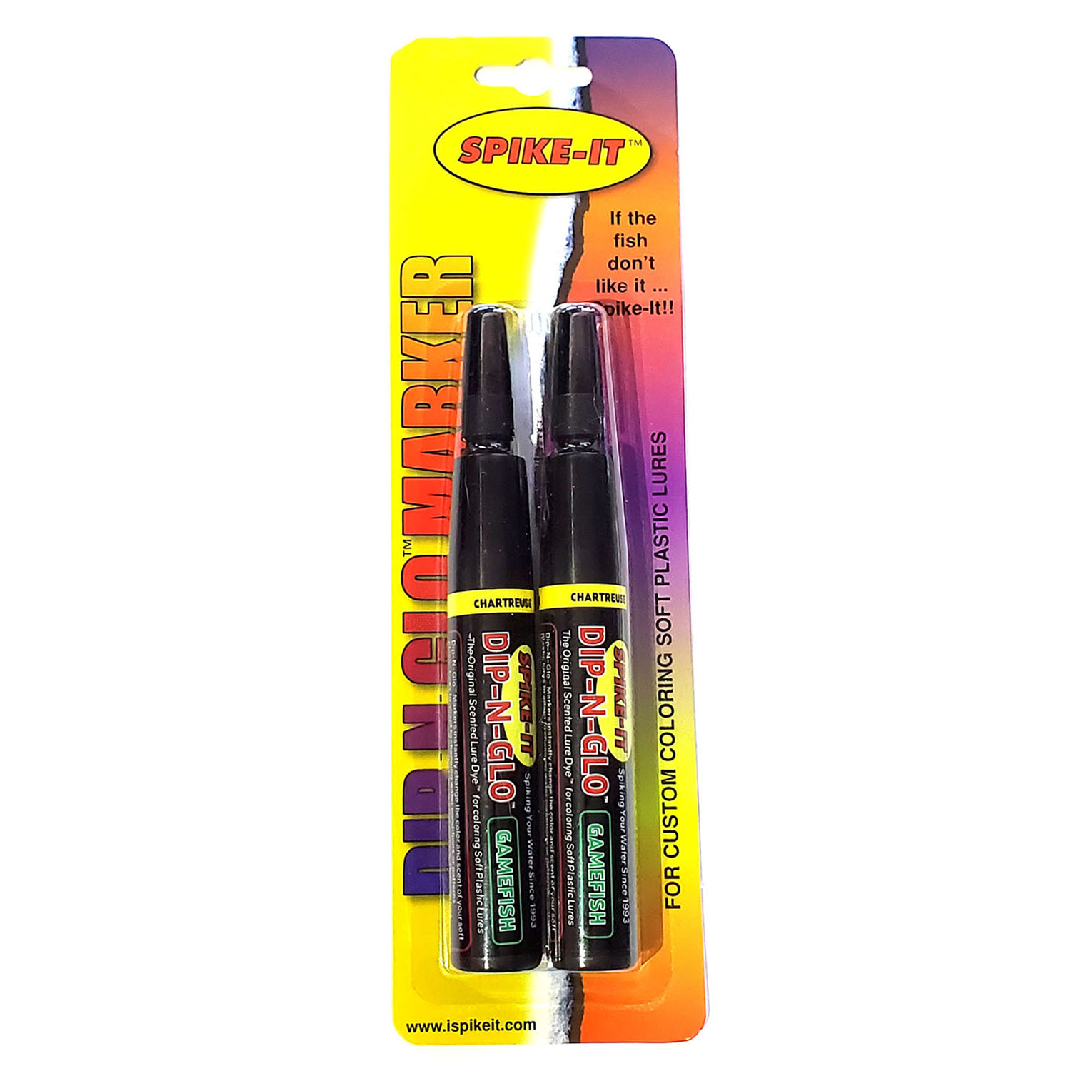 Spike It Scented Marker 2pk Gamefish Chartreuse