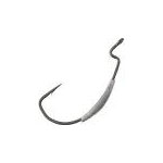Eagle Claw Weighted Black Worm Hook 1/8oz 5ct Size 4/0